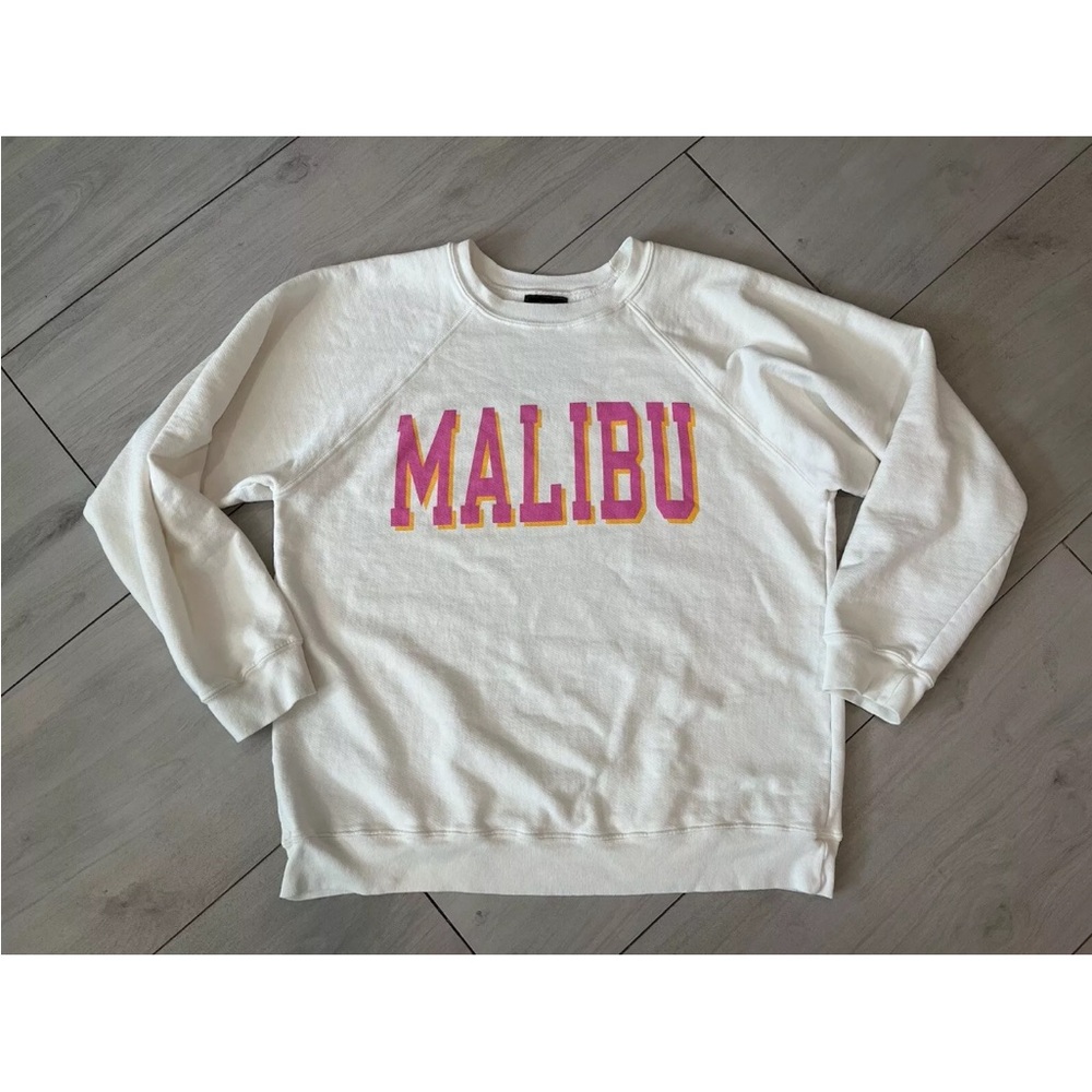 Free People Retro Brand “Malibu” Pullover Sweatshirt
